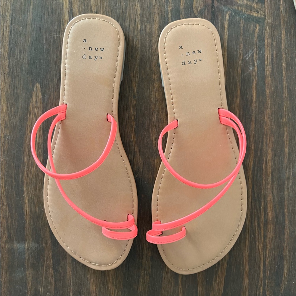 Neon Pink Sandals